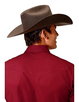 Roper 長袖 Amazon.com: ROPER Western Shirt Mens L/S Solid Snap S Rust